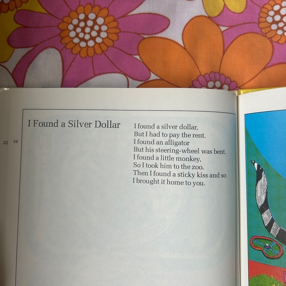 2 for $40 Vintage copy Canadian Classic Alligator Pie Book by Dennis Lee - Picture 3 of 4